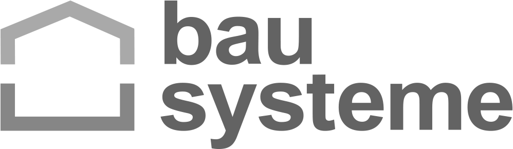 logo bau systeme - gray